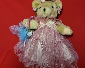 ぬいぐるみ vintage teddy bear in floral dress il_340x270.4296034787_qs1p.jpg