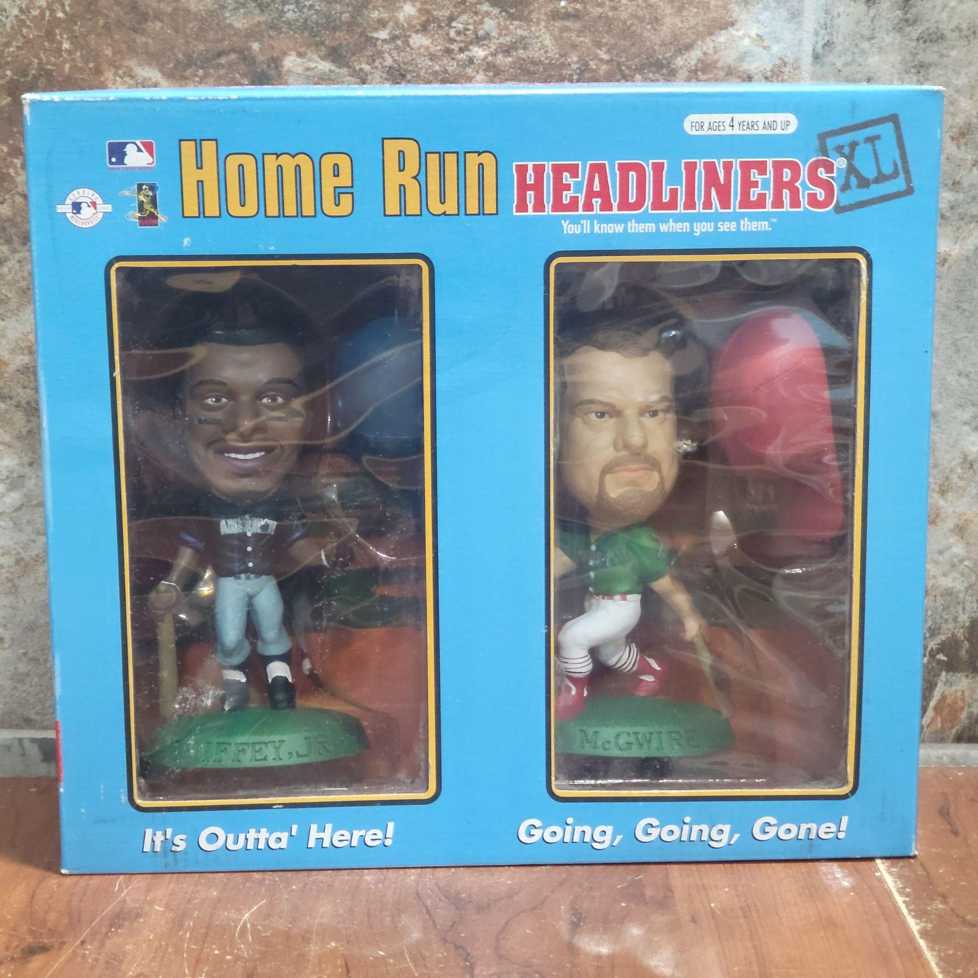 Ken Griffey Jr Mark Mcgwire Bobblehead MLB Home Run Headliners XL