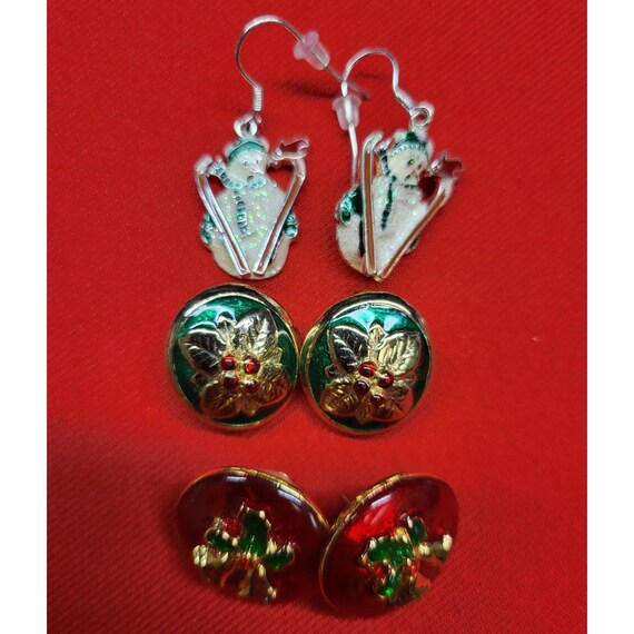 Orecchini pupazzo di neve in argento Sterling 925