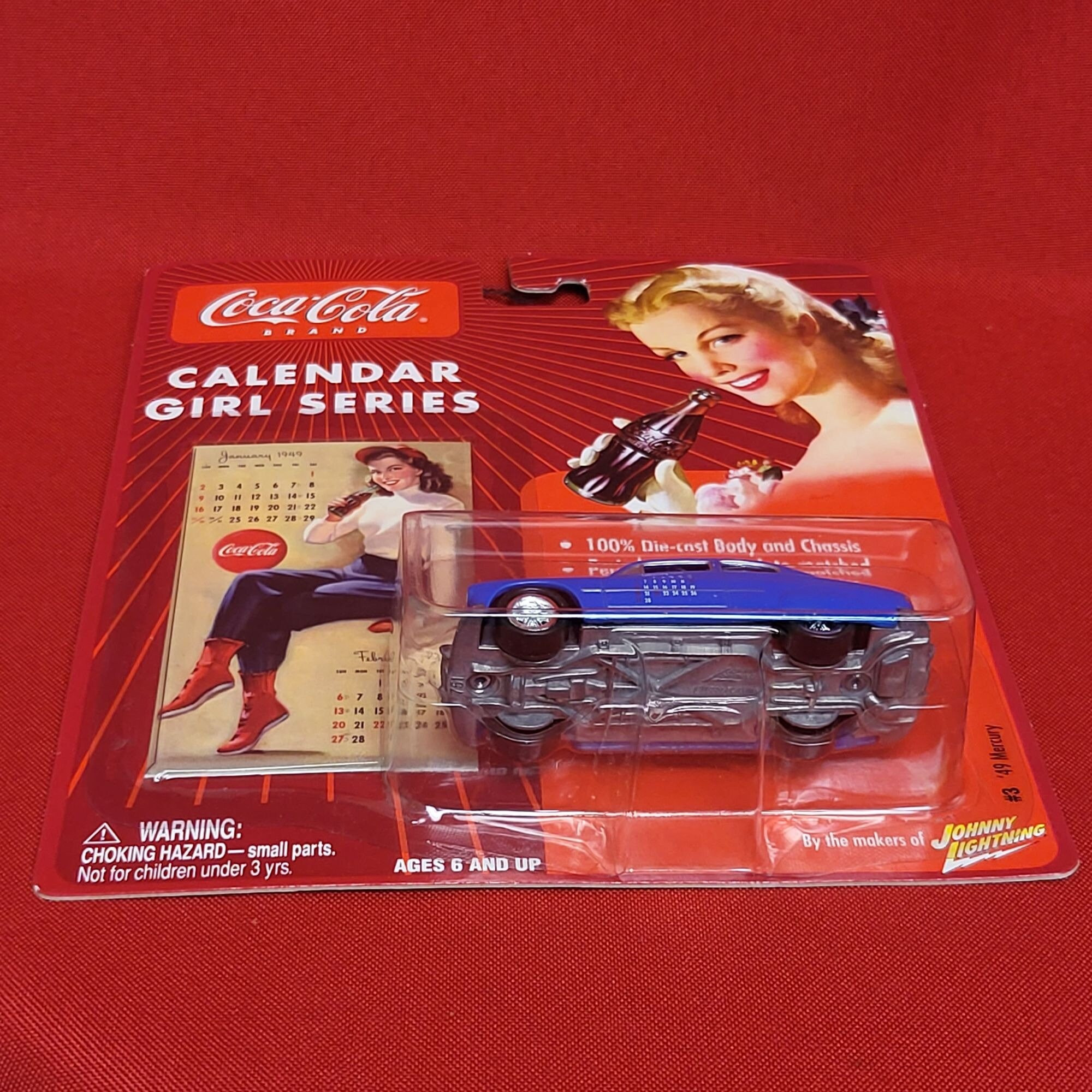 Coca Cola Johnny Lightning Calendar Girl Series Die Cast 49