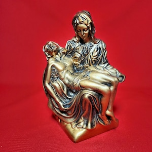 Pieta Life Symbols Hand Painted Batesville Casket Co 1999 Catholic Religion
