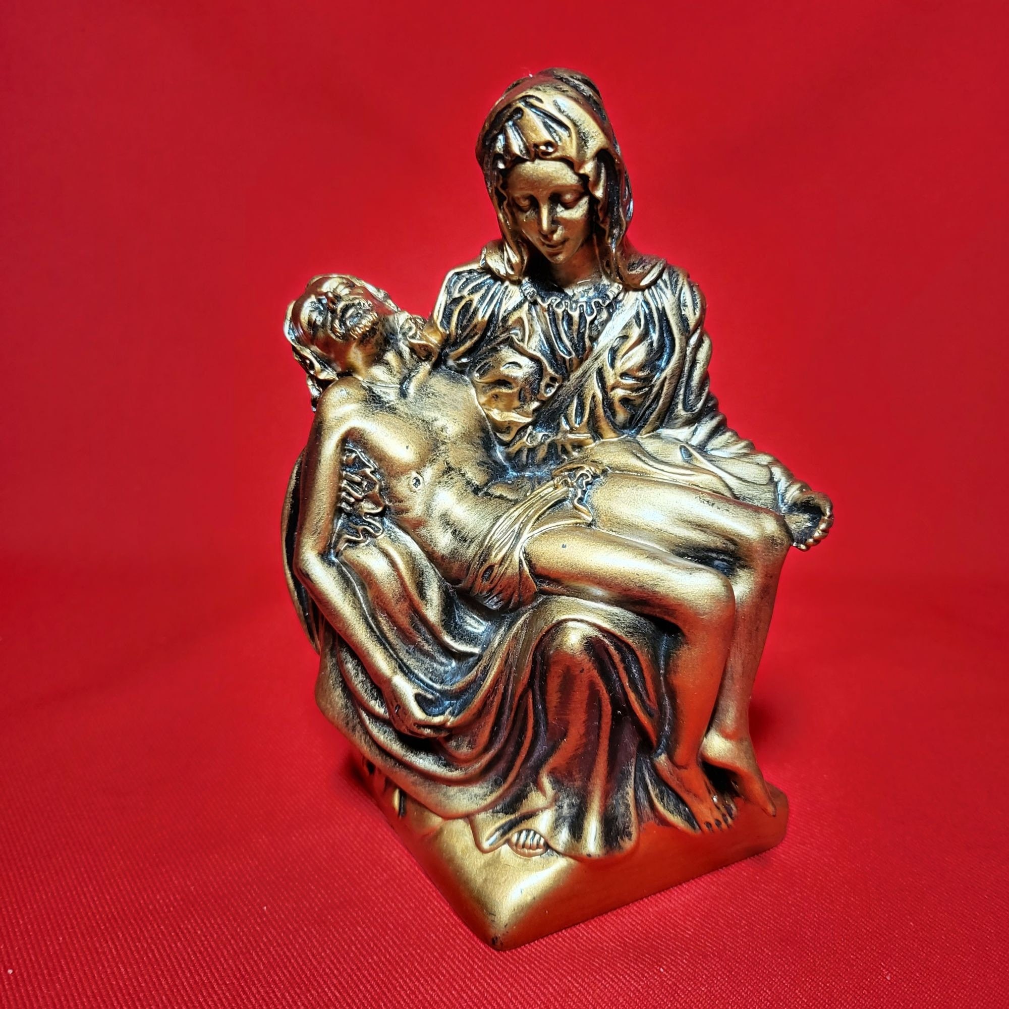 Pieta Life Symbols Hand Painted Batesville Casket Co 1999 Catholic