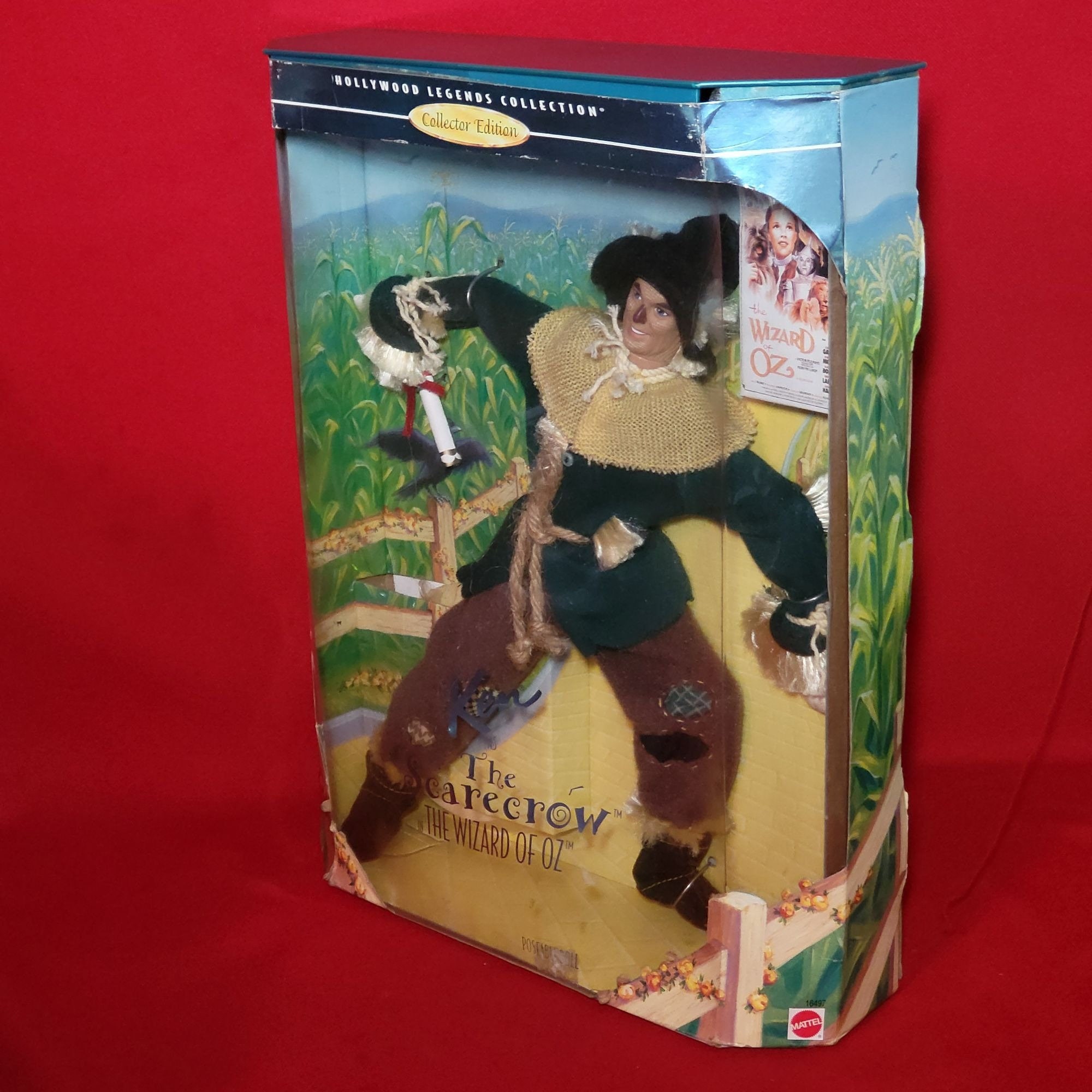 The Wizard of Oz Ken the Scarecrow Doll Collector Edition 1996 - Etsy
