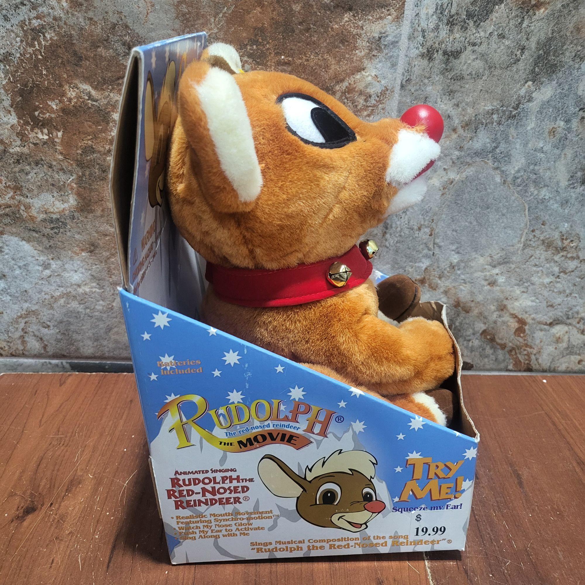 Dancing Rodolph Frostbyte 12 Animated Talking Snowman Dancing Rudolph Animated Plush ...