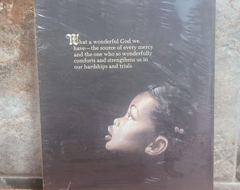 Vintage Unframed Soul Tears Girl 1984 Serge Wall Decor