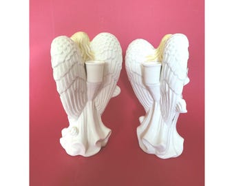 ヴィンテージエンジェルキャンドルホルダー 2個セット - Etsy 日本 ヴィンテージエンジェルキャンドルホルダー 2個セット - Etsy 日本