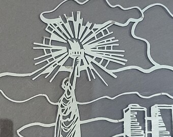 New York Sterling Silver Silhouette Franklin Mint William Ressler