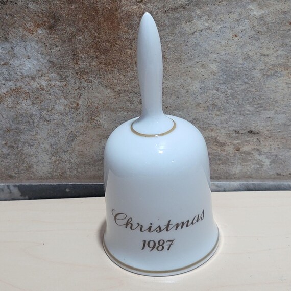 Vintage Porcelain Christmas Hummel Angel Bell 1987 - Etsy