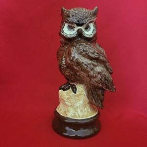 Vintage Owl Ceramic Figurine 12&quot; Home Decor