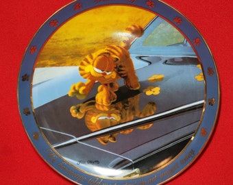 Garfield Collector Plate Dear Diary Series Art Project 1990