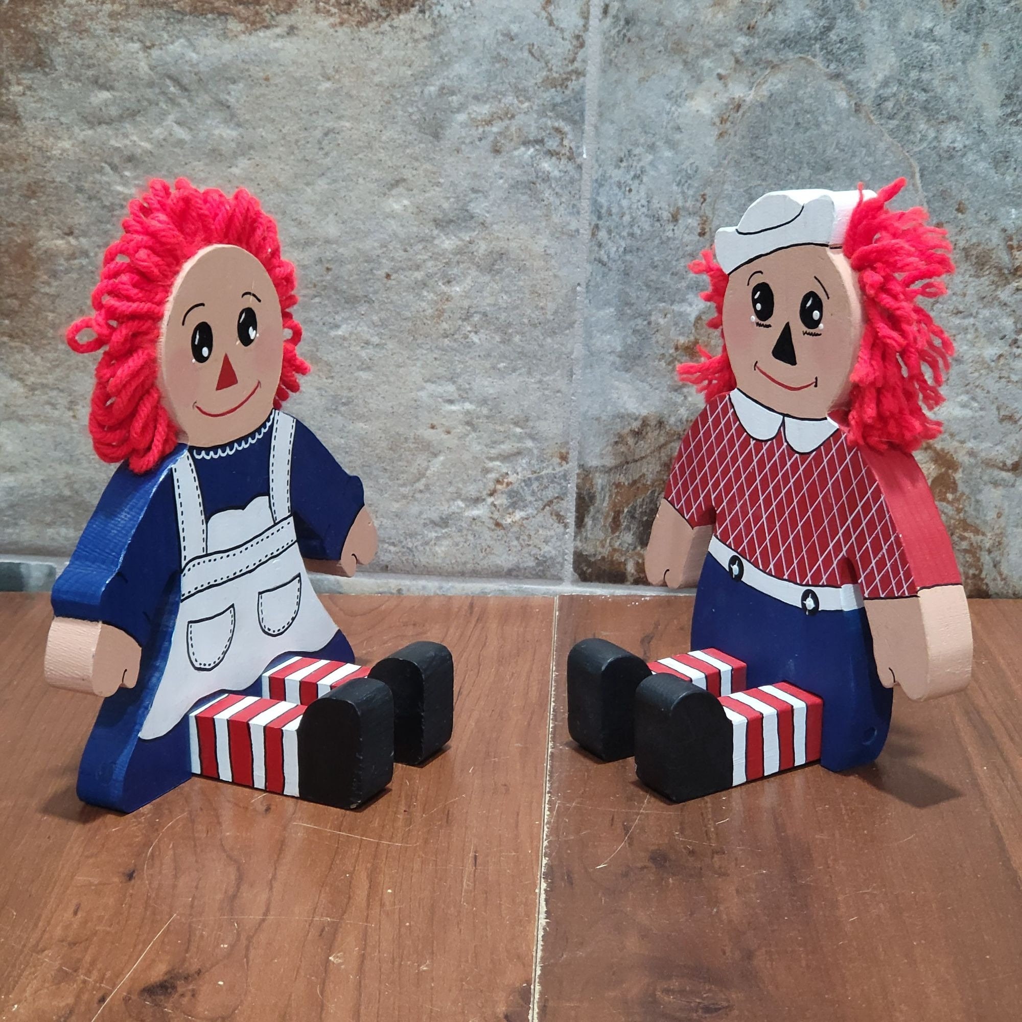 Raggedy Ann & Andy 木製ハウス型 ディスプレイスタンド インテリア小物 Raggedy Ann & Andy 木製ハウス型 ディスプレイスタンド