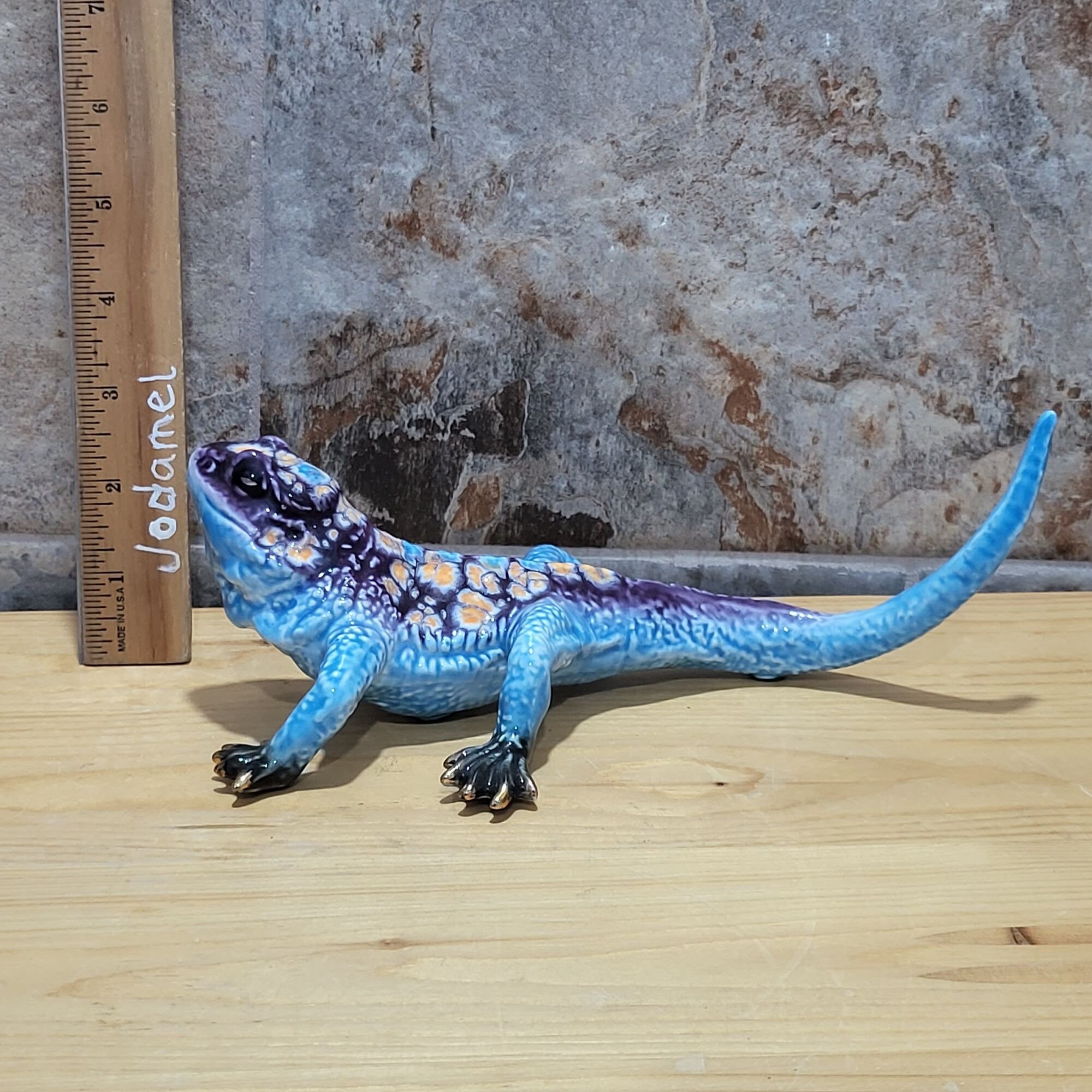 イグアナ トカゲ ヤモリ 磁器の置物 - Etsy 日本