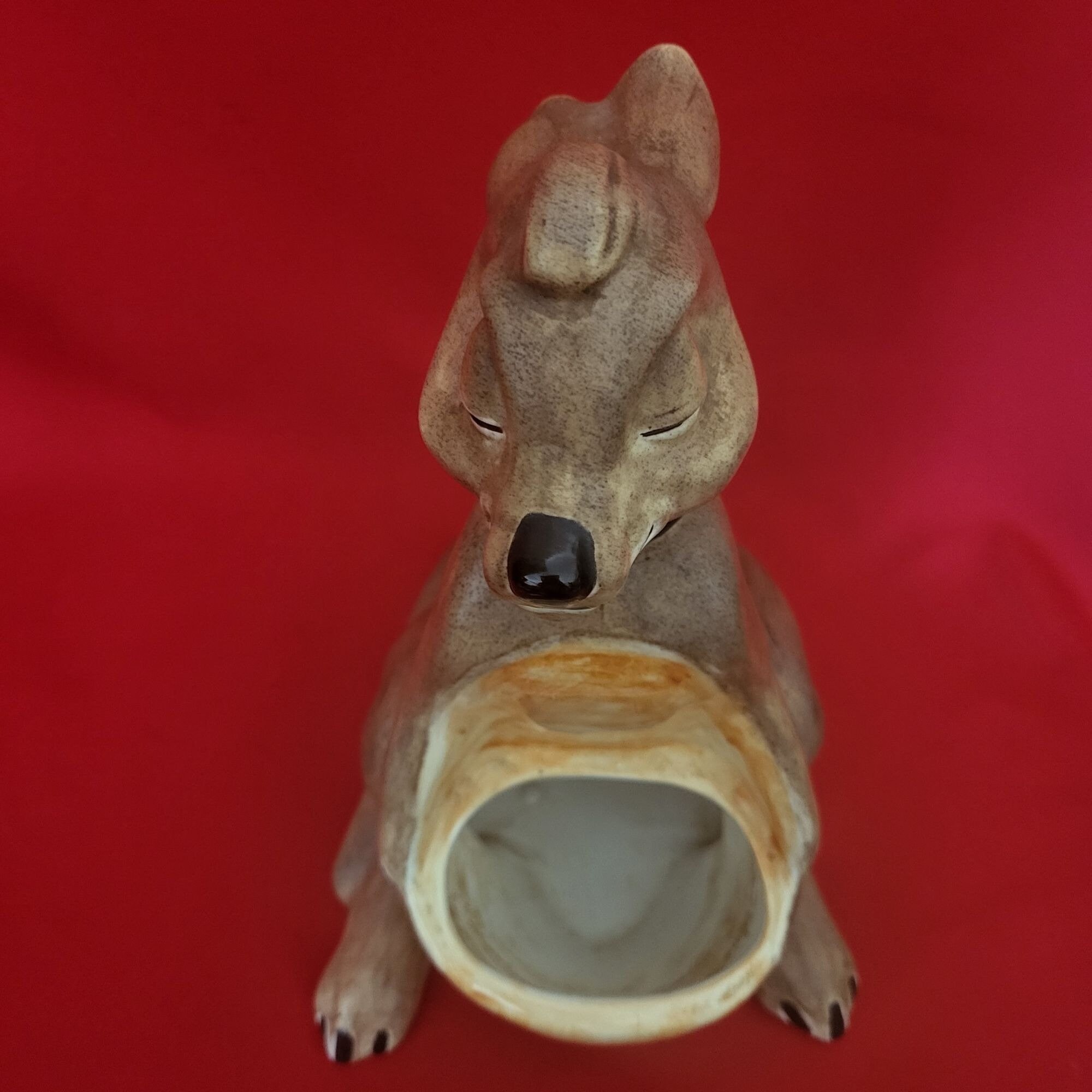 Kangaroo Ceramic Flower Pot