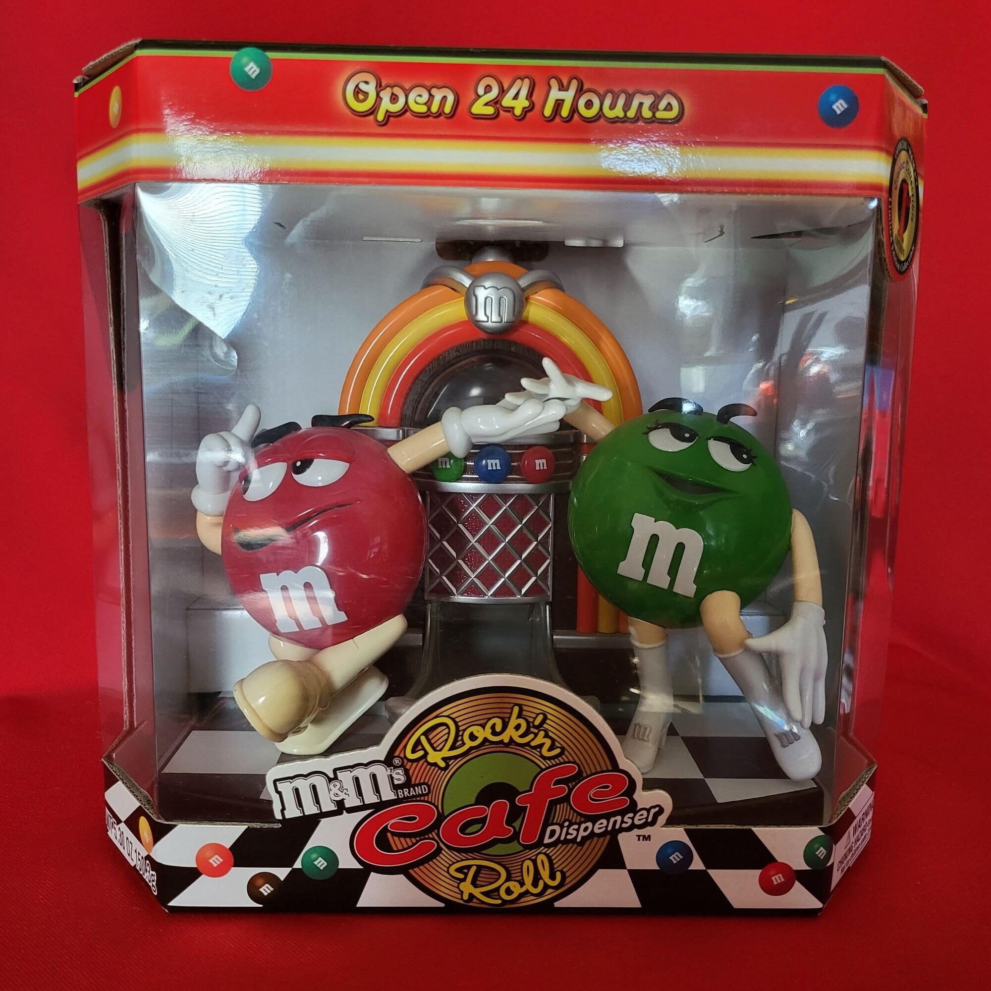 M & M Rockin Cafe Roll Candy Dispenser First Limited Edition M & M Rockin Cafe Roll Candy Dispenser First Limited Edition