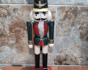 Wooden Nutcracker Soldier Figurine Christmas Decor