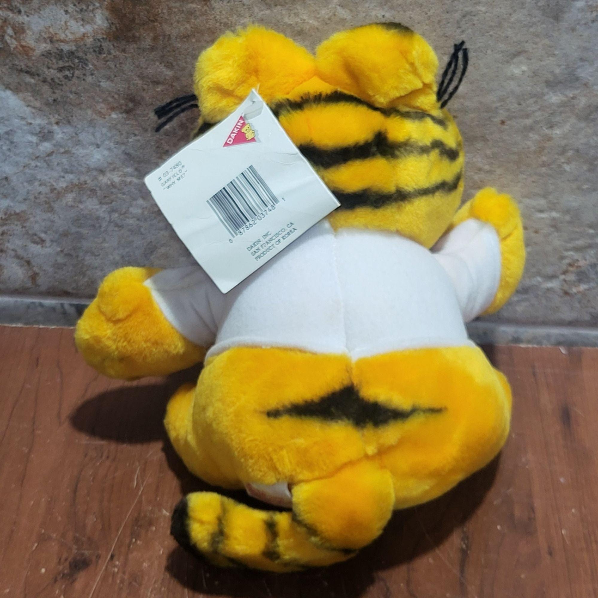 Vintage Dakin Garfield Plush Toy WHY ME White T Shirt 1981 - Etsy