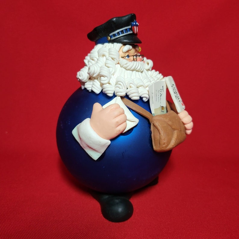 Vintage Department 56 Noel Mailman Special Delivery Santa - Etsy