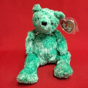Lucke The Irish Bear Ty Beanie Babies Plush Stuffed Animal 2002