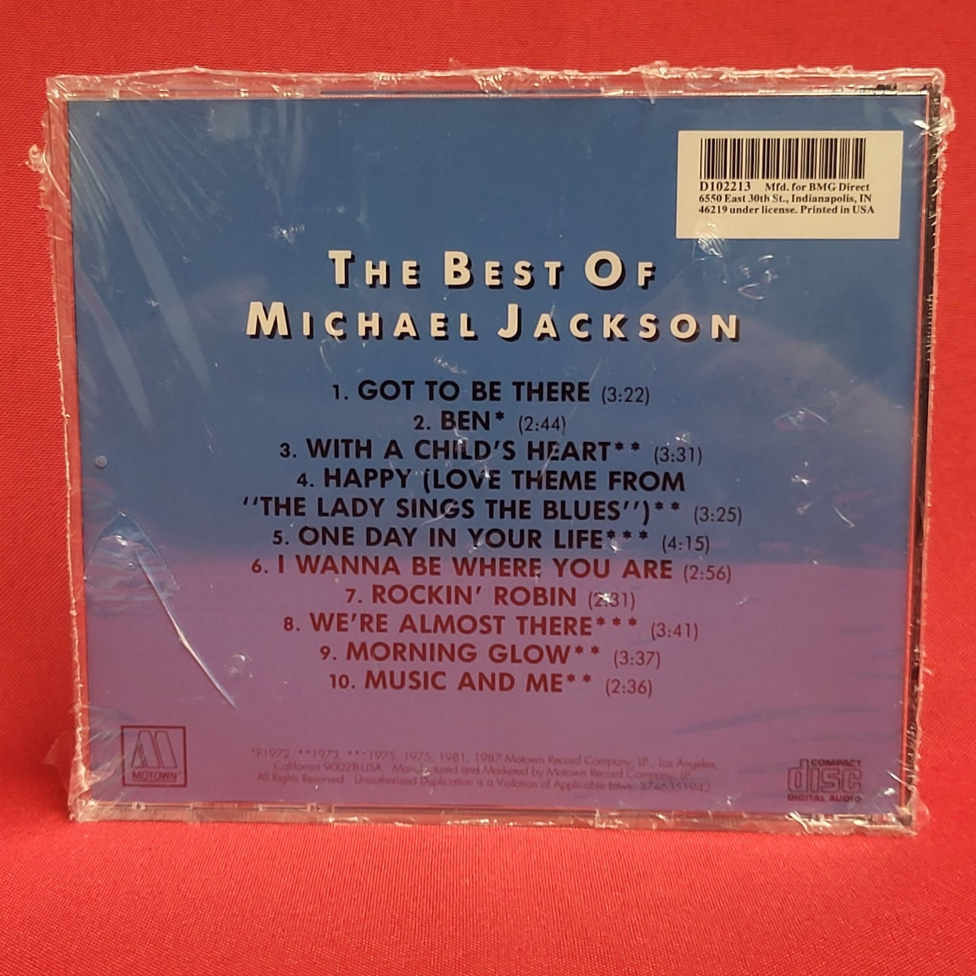 The Best of Michael Jackson CD Factory Sealed 1987 - Etsy