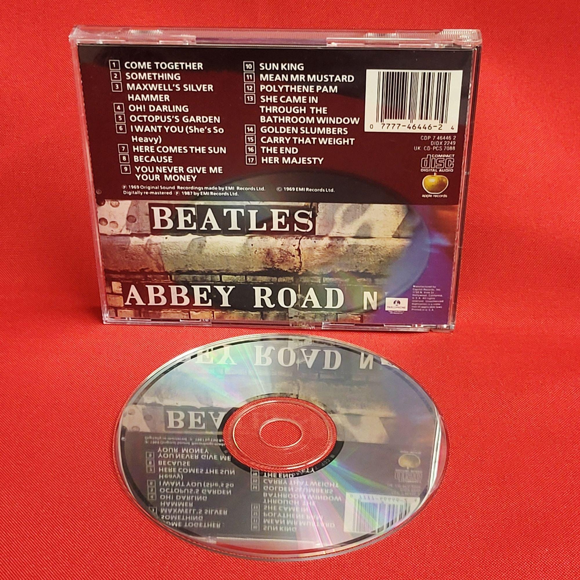 Abbey Road the Beatles CD 1987 - Etsy