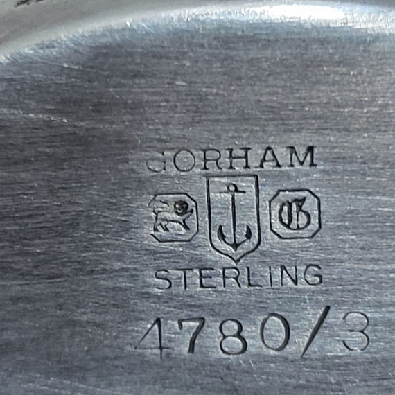 Vintage Gorham Sterling Silver 4780 3 Reticulated… - image 10