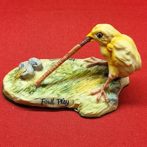Schmid Fowl Play RFD America Lowell Davis Chick Worm Figurine 1993