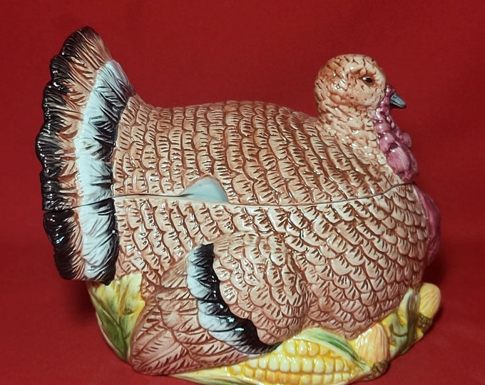 Vintage Turkey Gravy Boat Thanksgiving Server Decor Etsy