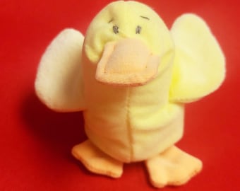 McDonalds Ty Teenie Beanie Quacks the Duck No Tag