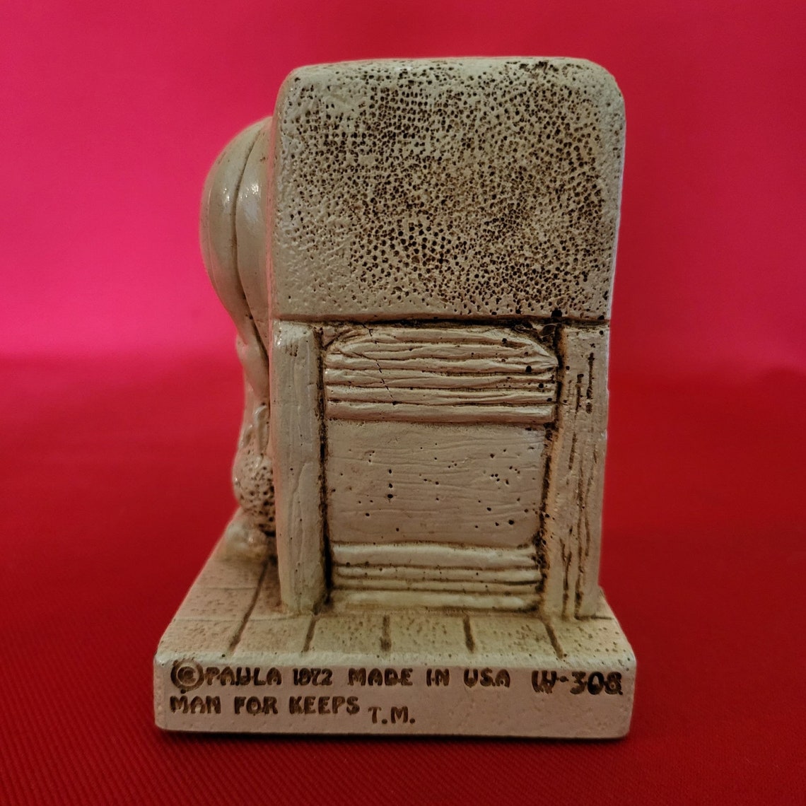 Vintage Paula Statue Figurine Man for Keeps Single Girls Prayer 1970s