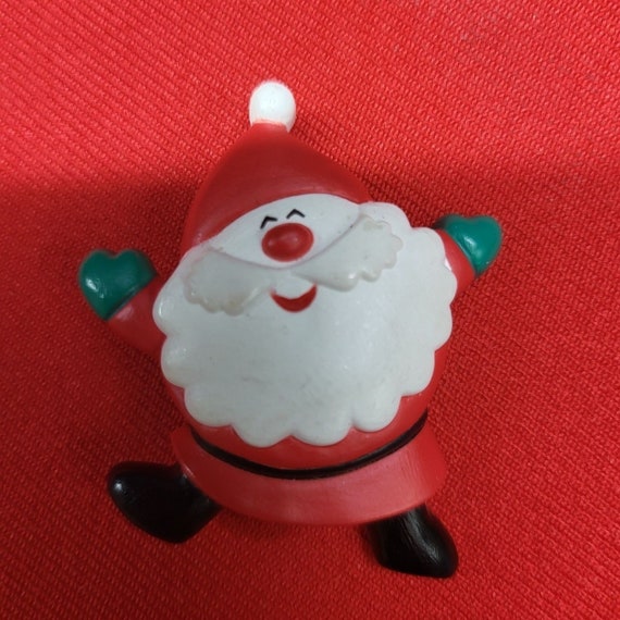 Christmas Pin Brooch Set of 3 Christmas Tree Sant… - image 5