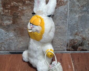 Vintage Dakin Garfield Easter Bunny Plush Toy 1981 - Etsy Israel