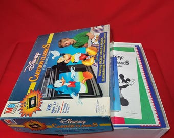 Vintage Disney Cartoon Classics VCR Board Game Mickey Donald