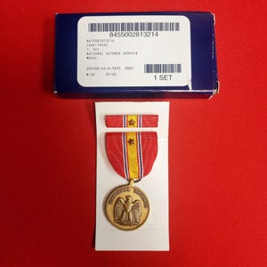 National Defense Service Medal Set 2002