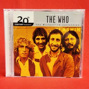 Peut inclure: Un boîtier de CD avec l'album "The Best of The Who". La pochette présente une photo de groupe des membres du groupe. Le texte comprend "20th Century Masters" et "The Millennium Collection".