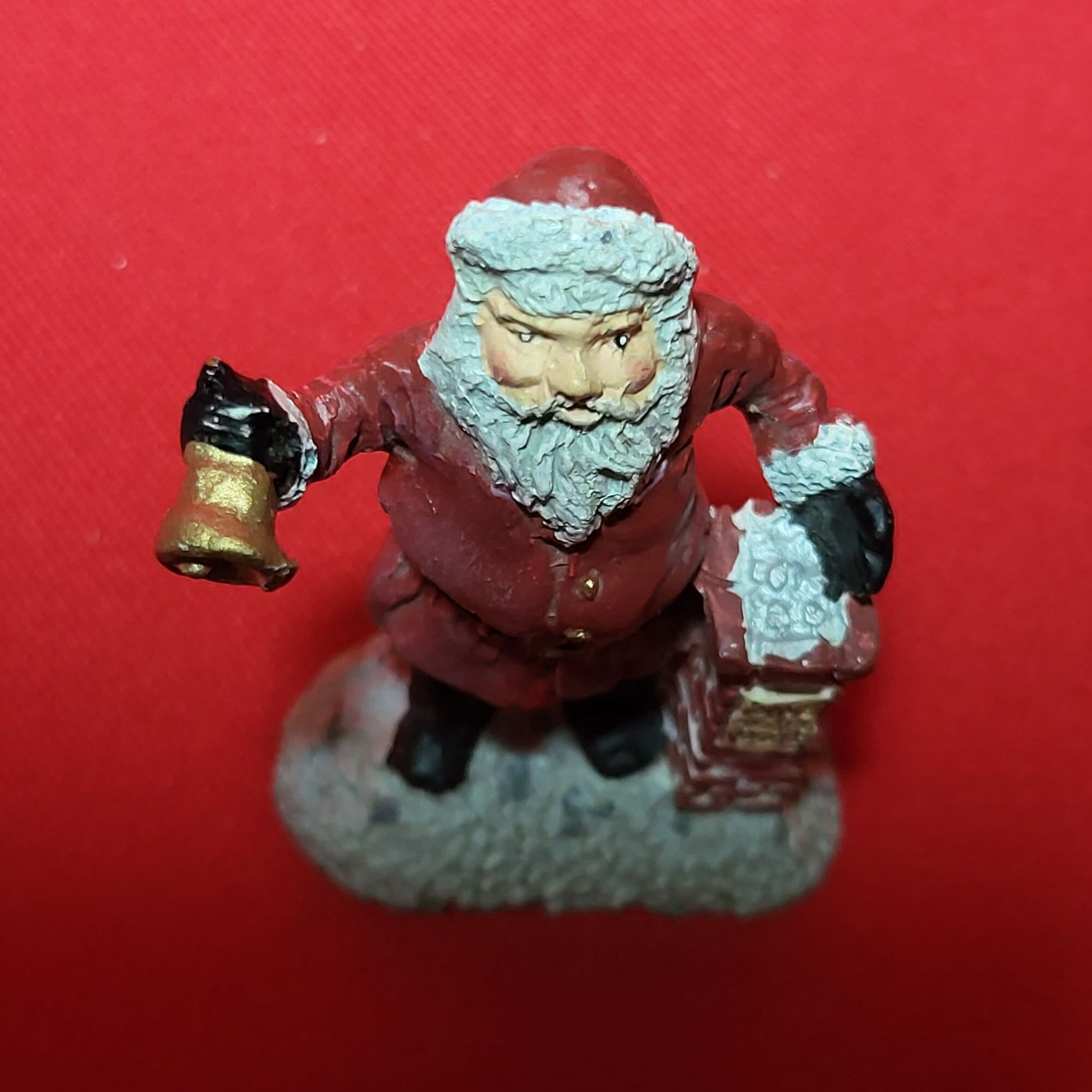 The Classic American Bell Ringer Santa Circa 1912 Miniature Figurine - Etsy