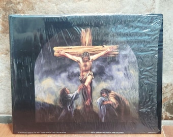 Vintage Unframed Gods Everlasting Love Art Print 1993 Dona Gelsinger