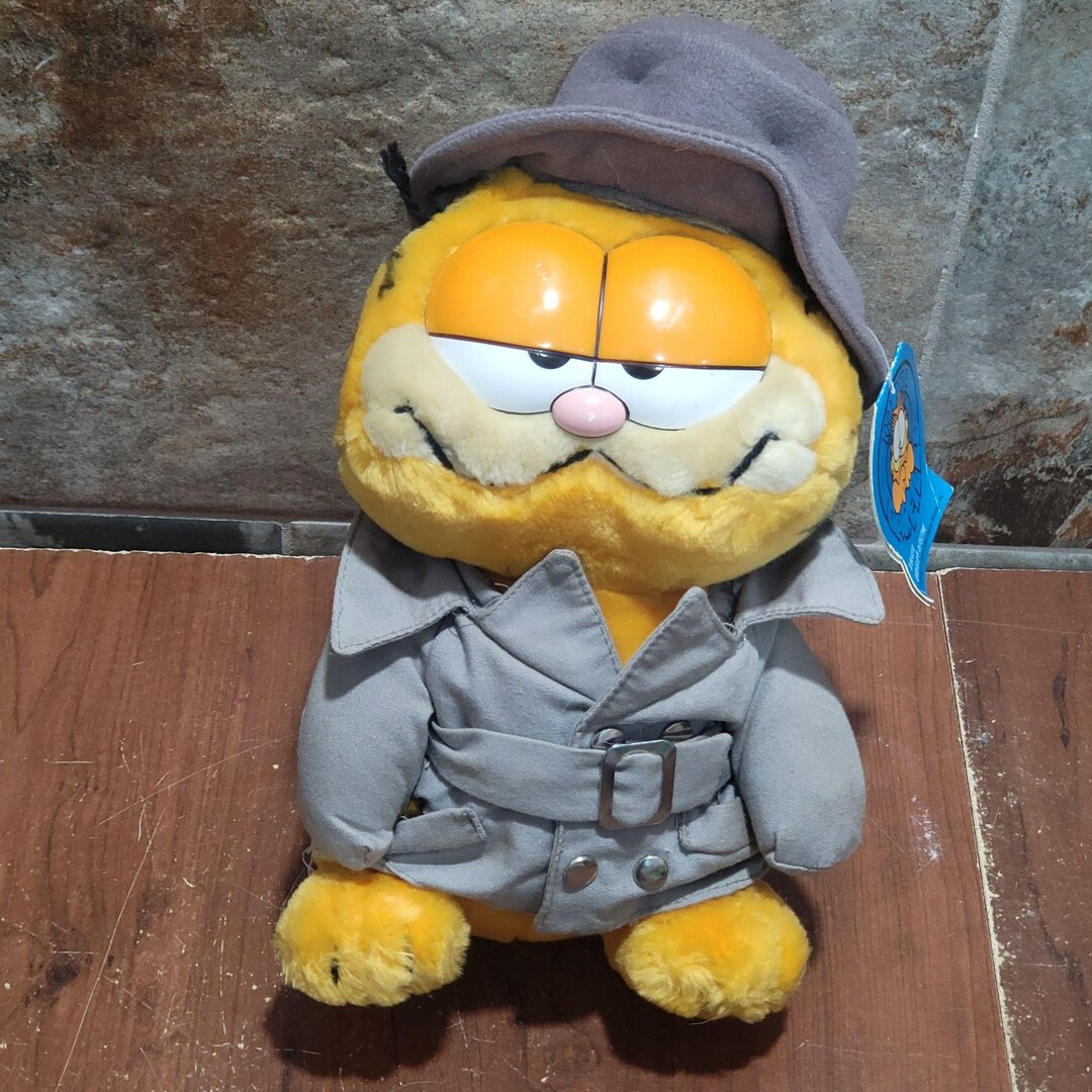 Vintage Dakin Garfield Detective Plush Toy 1981 - Etsy