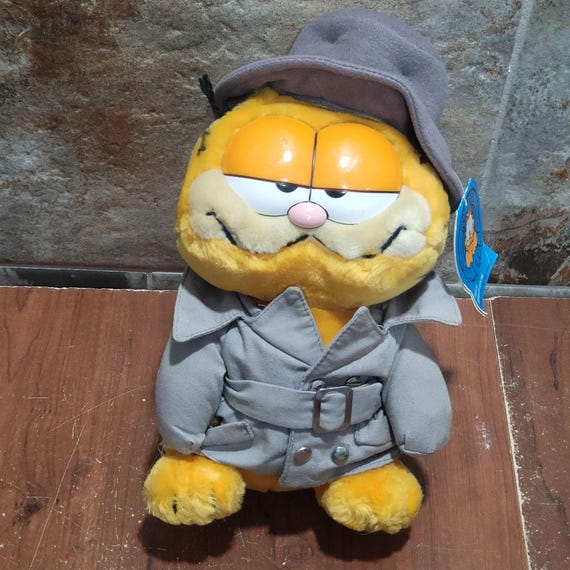 Vintage Dakin Garfield Detective Plush Toy 1981 - Etsy