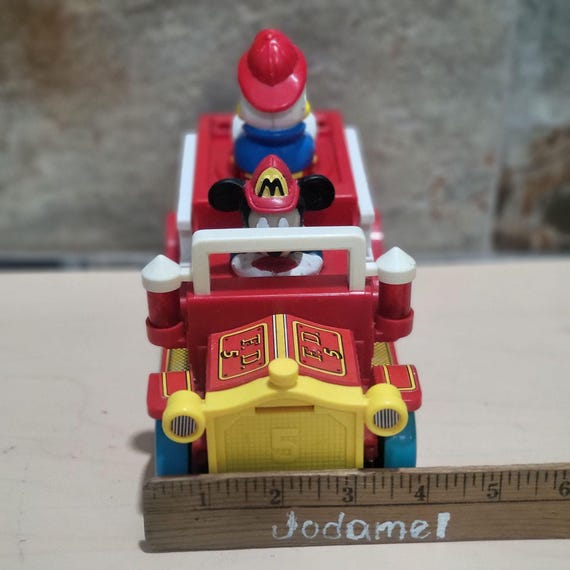 ヴィンテージ消防車 ミッキーマウス ドナルドダック - Etsy 日本