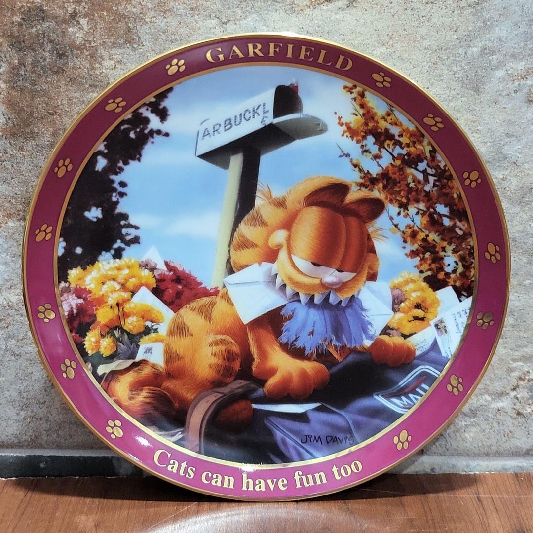 Garfield Decorative Plate: 