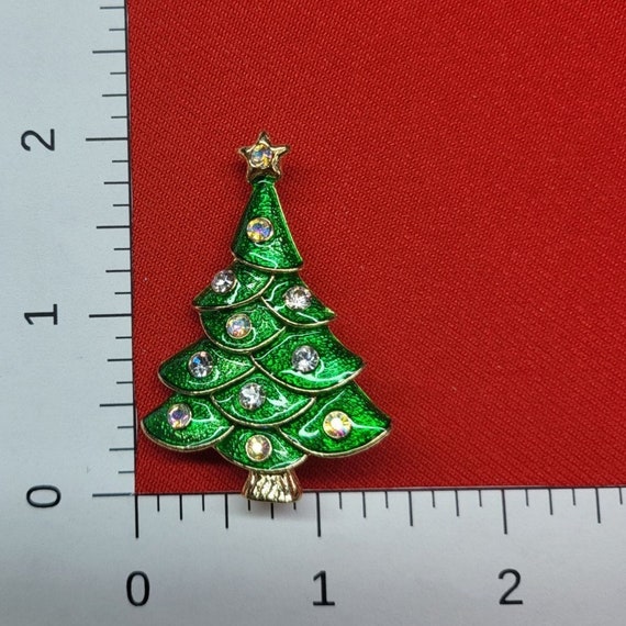 Christmas Pins Brooches Christmas Tree Circle of … - image 10