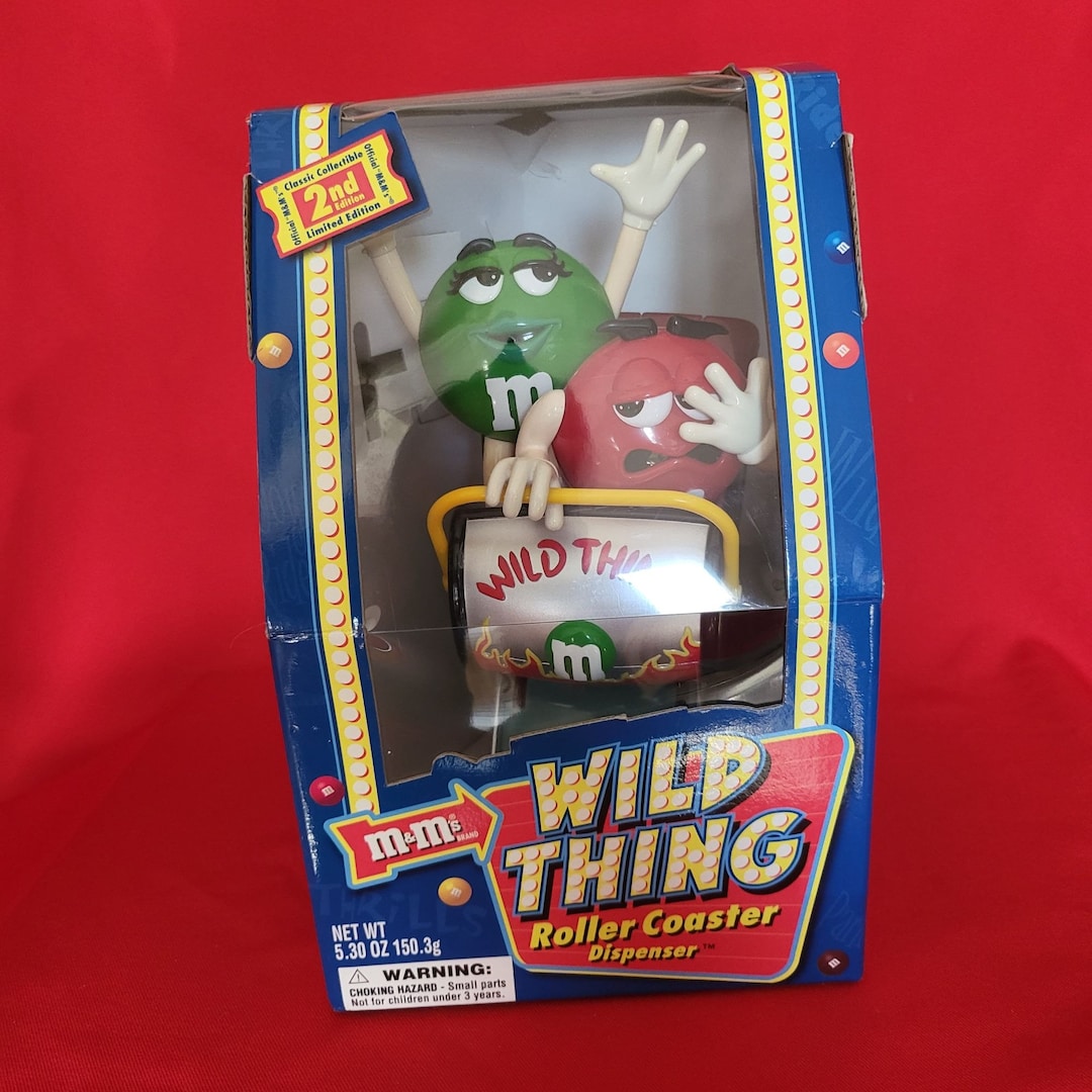 M & M Wild Thing Roller Coaster Dispenser Classic Collectible 2nd