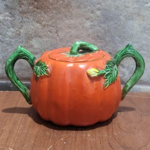 Azucarero vintage con forma de calabaza de Japón