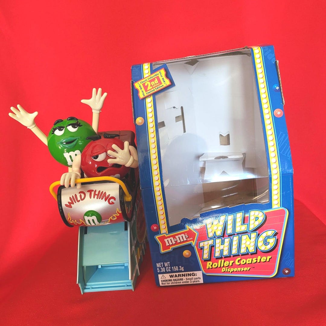 M & M Wild Thing Roller Coaster Dispenser Classic