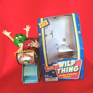 M & M Wild Thing Roller Coaster Dispenser Classic Collectible 2nd Limited Edition 2002