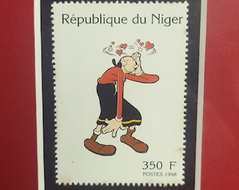 Olive Oyl 1998 Niger Postzegel 350F postfrisse Popeye Series Mint Never Hinged