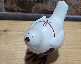 金属製の足が付いたヴィンテージの陶器製鳥 - Etsy 日本