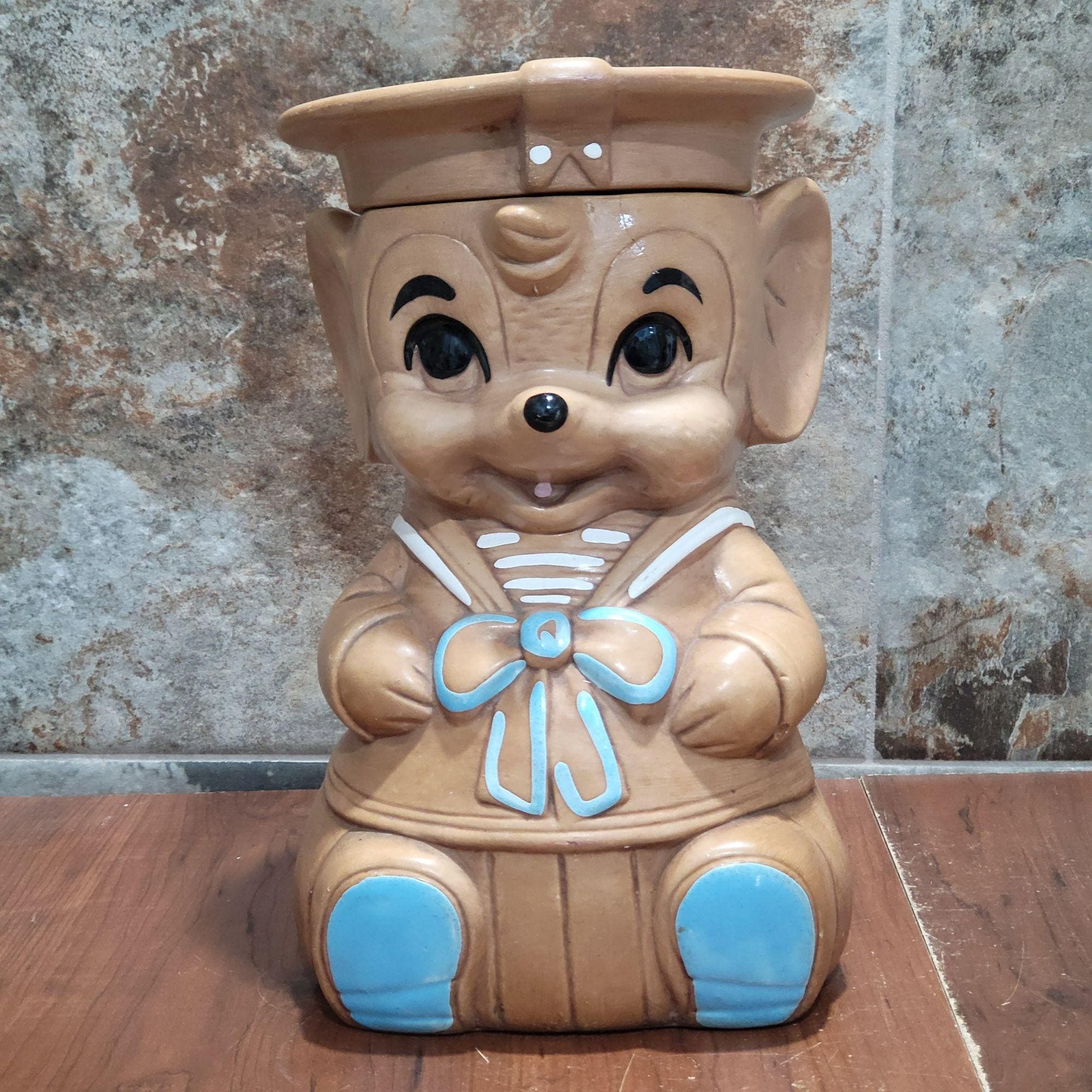 Vintage Twin Winton Sailor Mouse Cookie Jar - Etsy