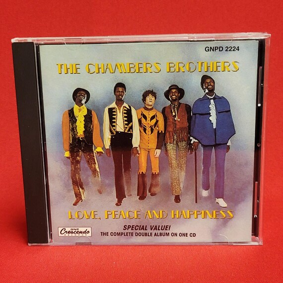The Chambers Brothers Love Peace and Happiness CD 1994 - Etsy Ireland
