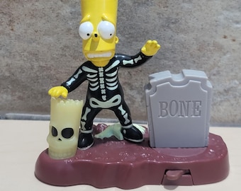 Vintage Burger King Bart Simpson The Simpsons Halloween Spooky Light Ups 2001